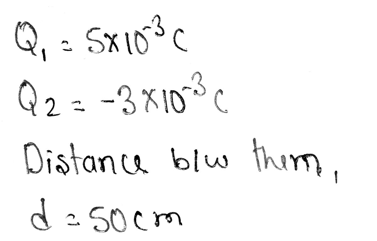 Physics homework question answer, step 1, image 1